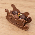Traineau en chocolat garni